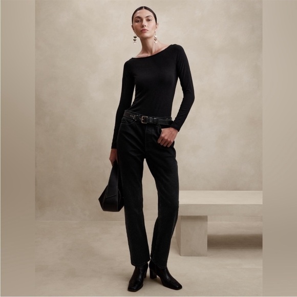 NWT! Banana Republic Black Wash The Straight Jean - Multiple Sizes🔹 - Picture 1 of 11